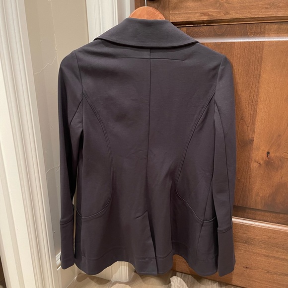 WHBM Charcoal Lounge jacket Size 6 NWT - Picture 4 of 11